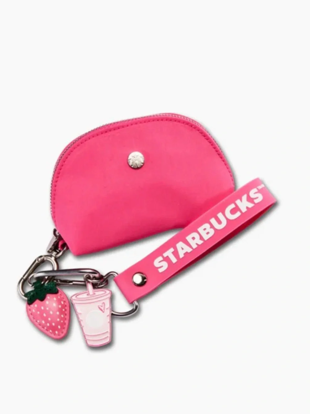Limited Edition Strawberry Pink Keychain Pouch